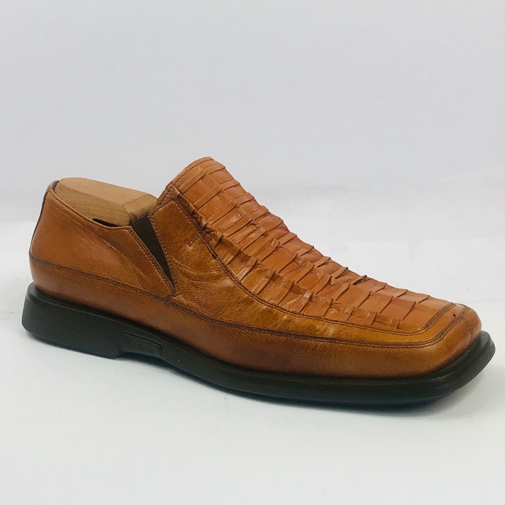 Cesare Paciotti Italian Brown Distressed Leather Slip-On Loafers Cesare Paciotti Luxury Italian Men main image 2